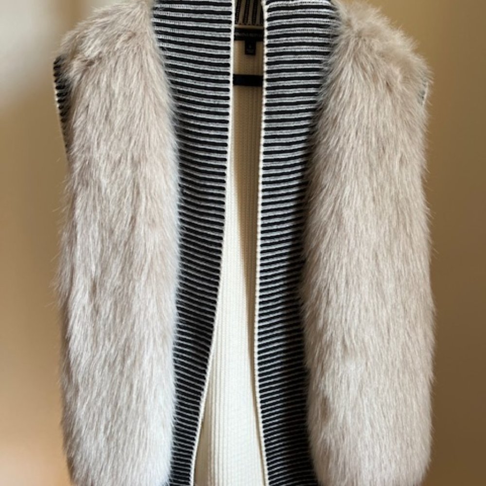 Banana Republic Faux Fur Vest